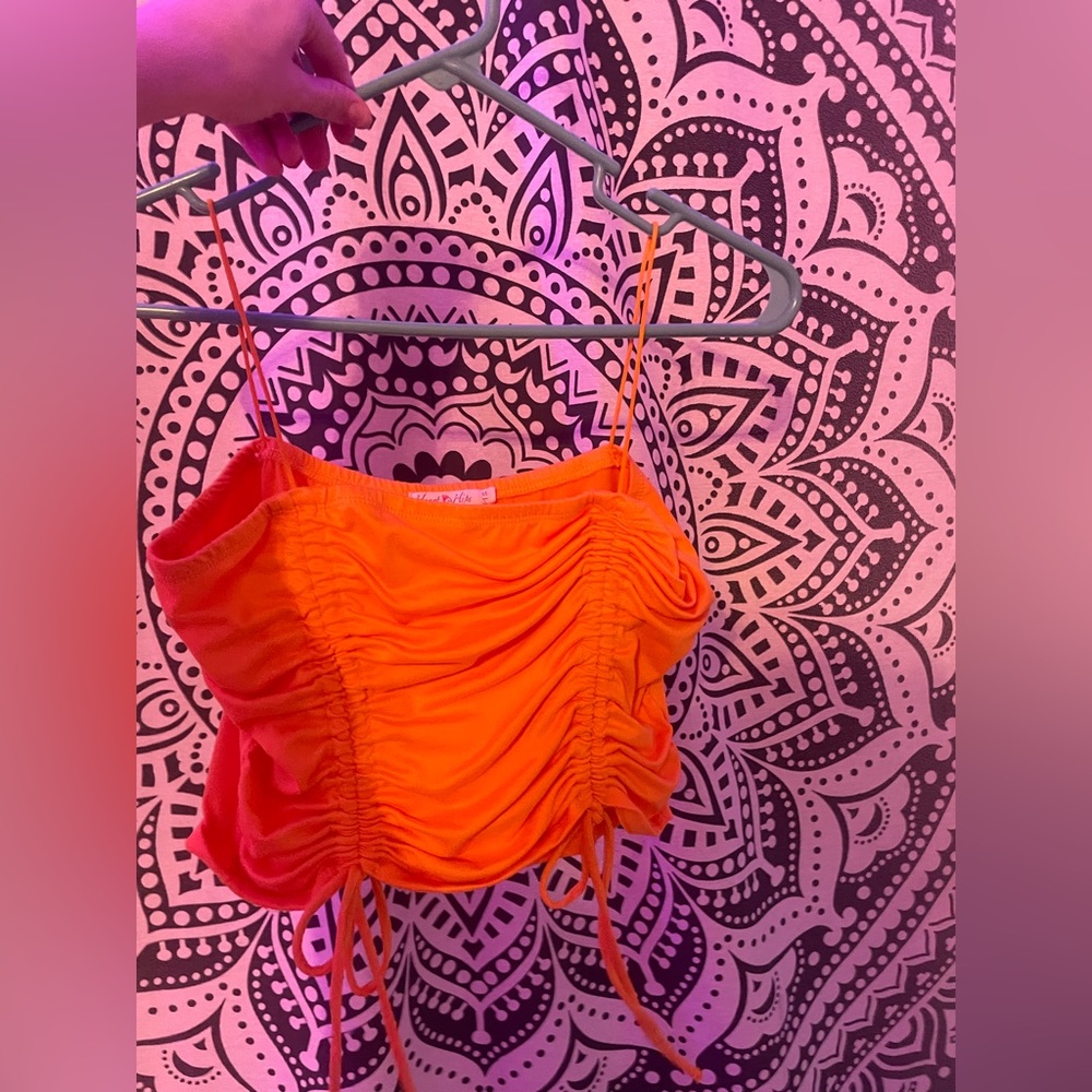 orange boutique tank!!